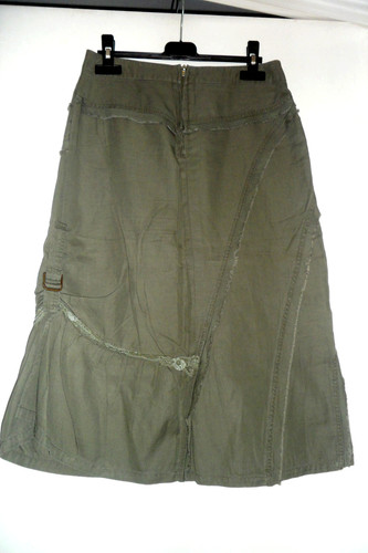 Bleu sym jupe kaki mi - de, sym:jupe